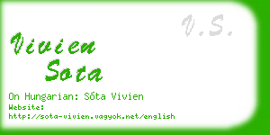 vivien sota business card